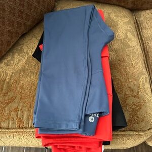 Multicolor leggings.
Each is $9
Size S/P